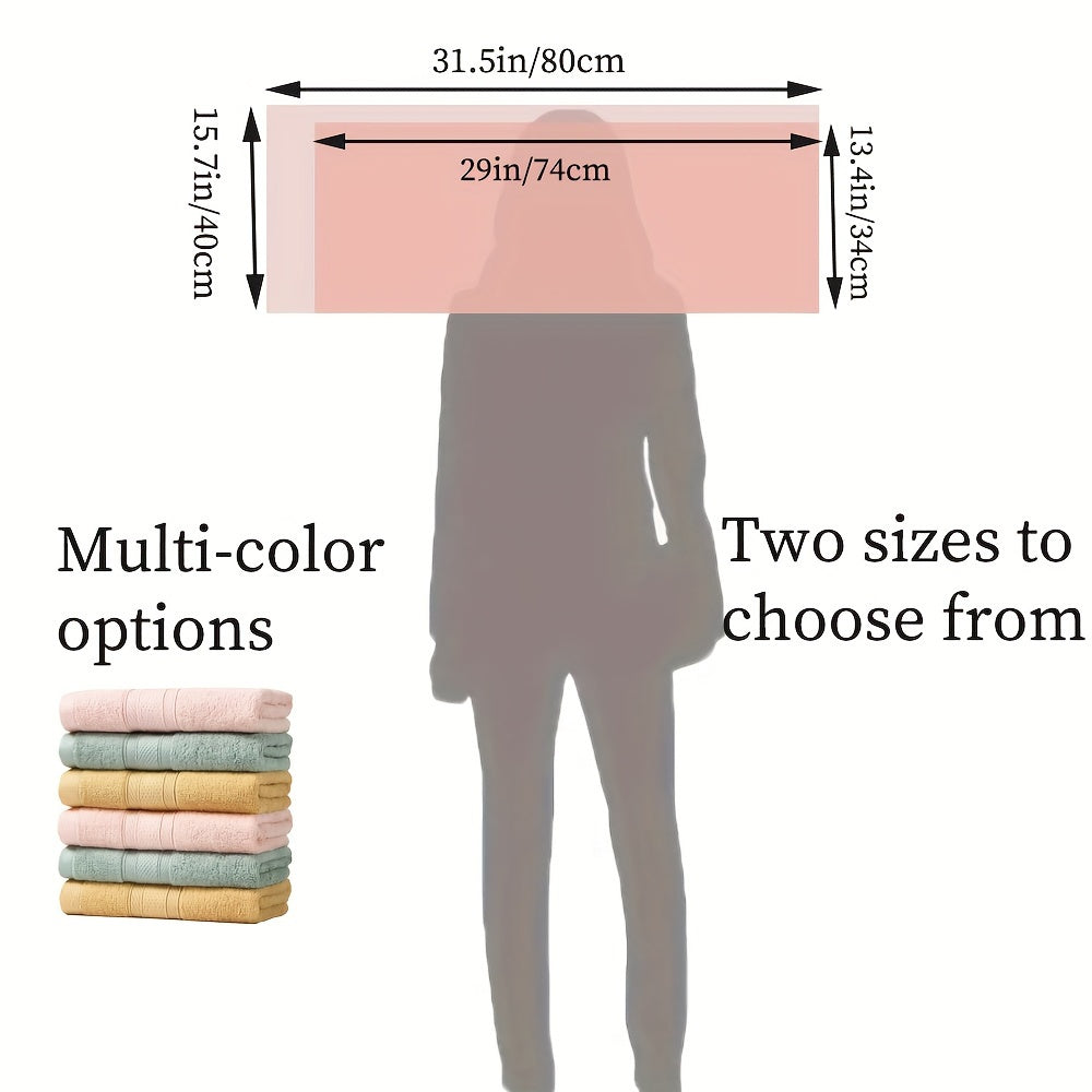 6-Donali bambuk tolasi qo‘l sochiq to‘plami 13.4x29 dyuym Yumshoq va sovuq bir rangli hammom uchun fitnes mehmonxona tashqi muhit