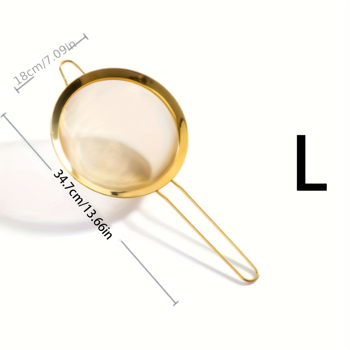 Handheld Flour Sifter Stainless Steel Fine Mesh Strainer for Baking and Cooking