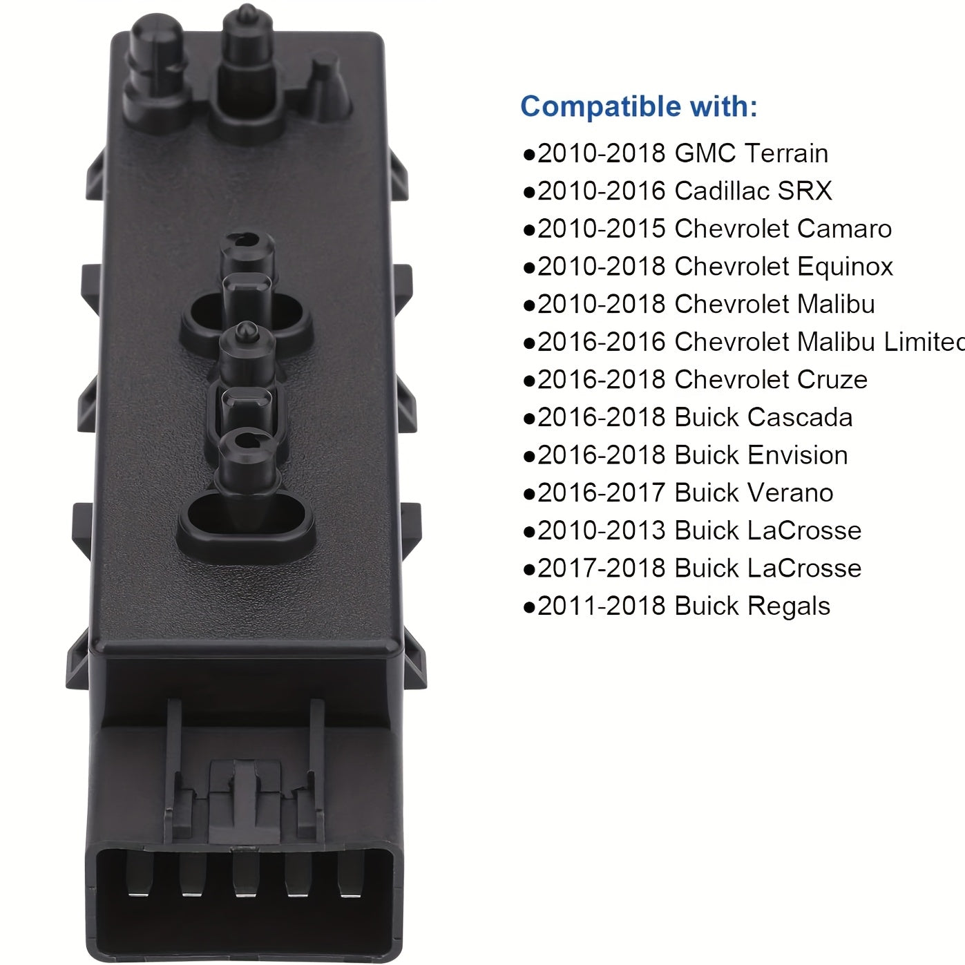 Electric Seat Adjustment Switch 8-Way Front Passenger Side Replacement Part