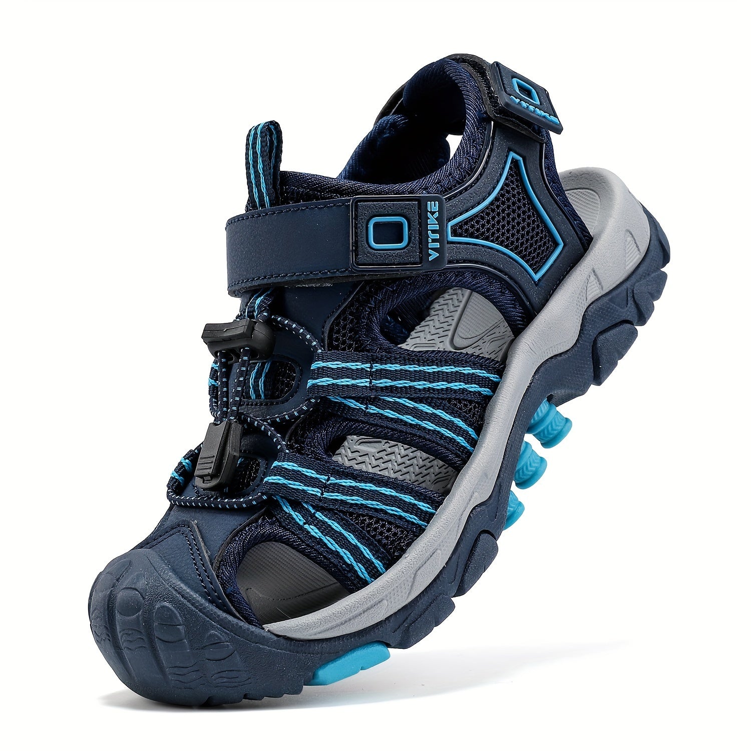 Kids' Camo Sports Sandals Closed Toe Hook-and-Loop Strappy Beach Pool Spring Summer