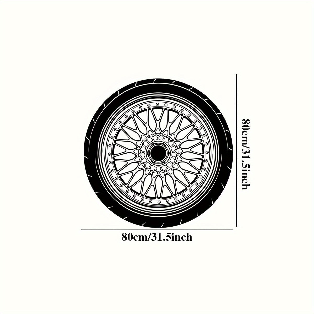 Прибрежный круглый коврик для ремонта 6 мм кристальный бархат противоскользящий с золотой каймой