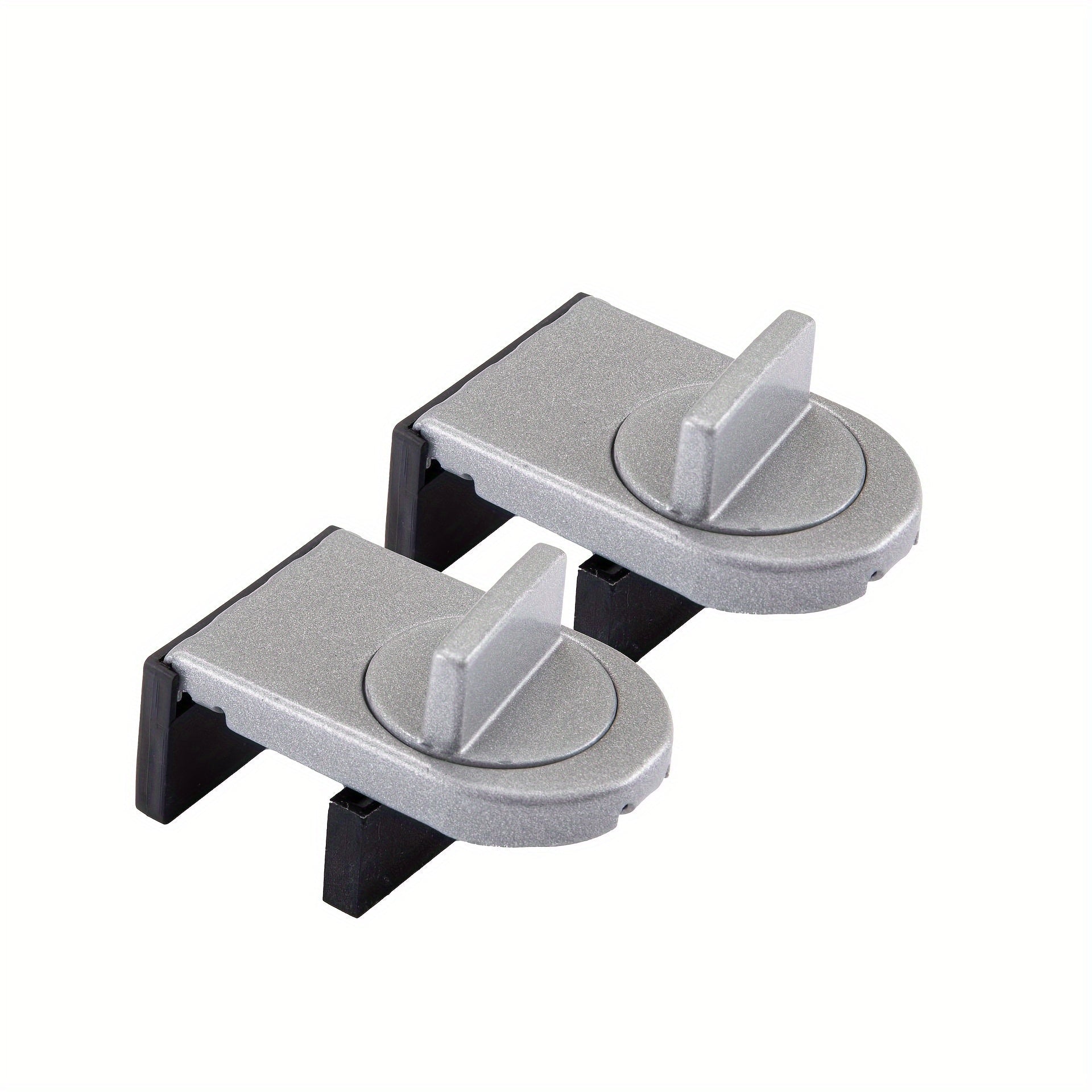 Adjustable Aluminum Alloy Window Lock with Anti-Pinch Safety Wedge for Home Office Car