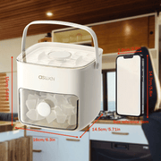 Manual Ice Maker Compact High Capacity for Family Gatherings