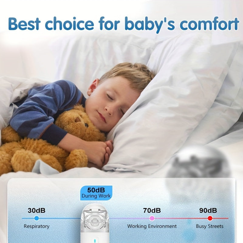 Portable USB Rechargeable Facial Humidifier and Steamer for Home and Office