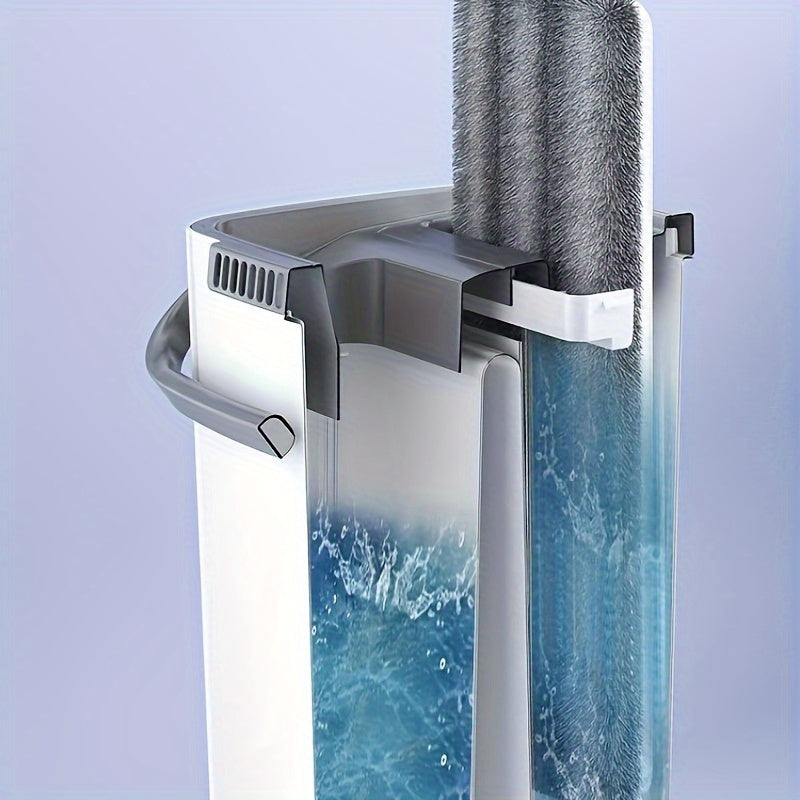 2 ta pad to'plami: Uy pol va plitalar uchun qo'lni bo'sh qo'yadigan tekis mopu, 360 daraja aylanuvchi va yuviladigan, yotoqxona va yashash xonasi uchun mukammal