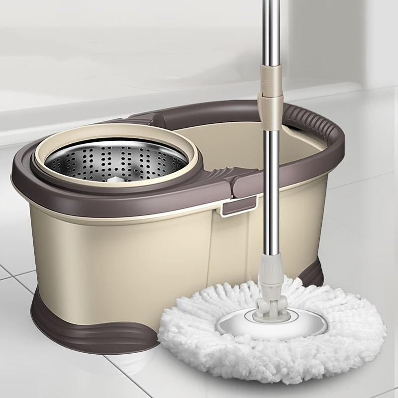 Spin Mop and Bucket Set with Wringer for Wet and Dry Cleaning