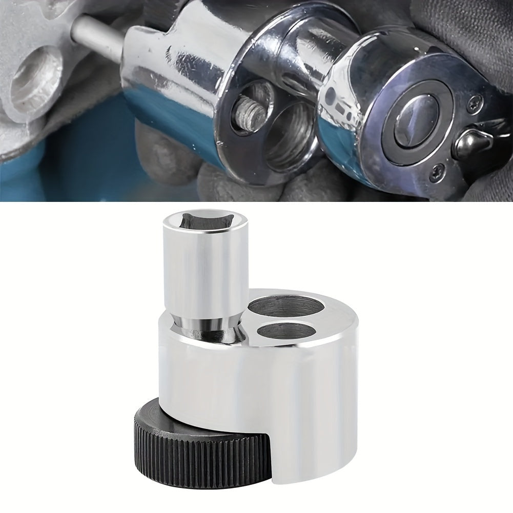 Heavy Duty Steel Bolt and Nut Extractor Tool, Adjustable 1/4” to 3/4” Drive Ratchet for Cars and Trucks