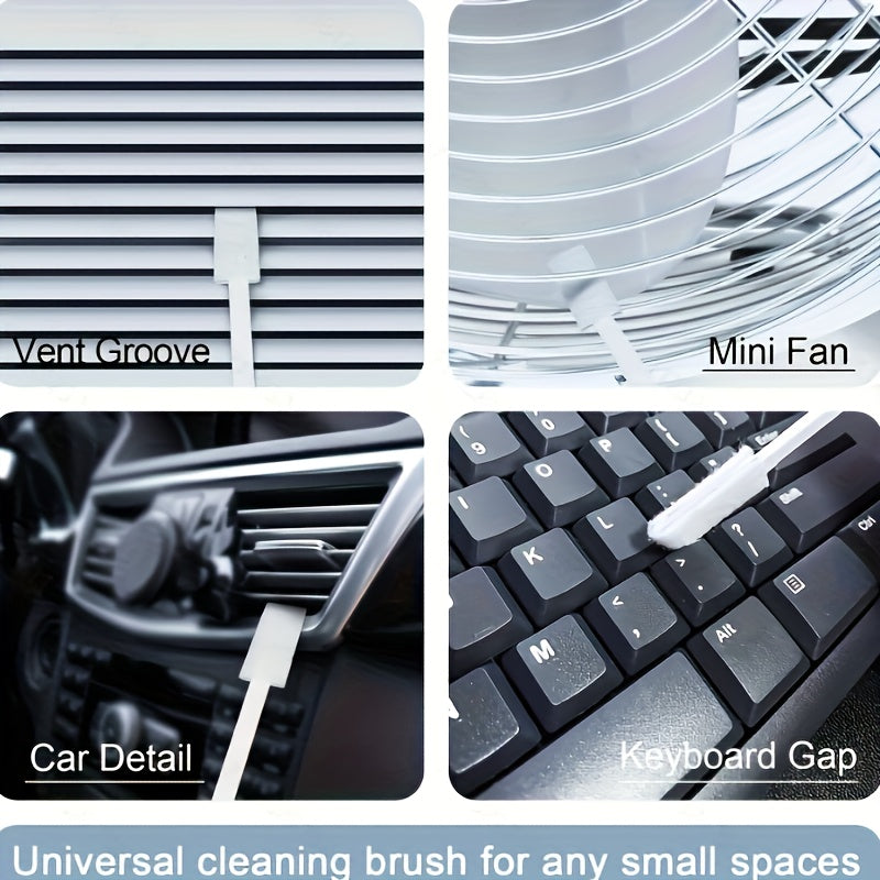 Disposable Crevice Cleaning Brush Set 30/50 Pieces for Small Spaces, Detail Scrubber for Toilet, Windows, Vents