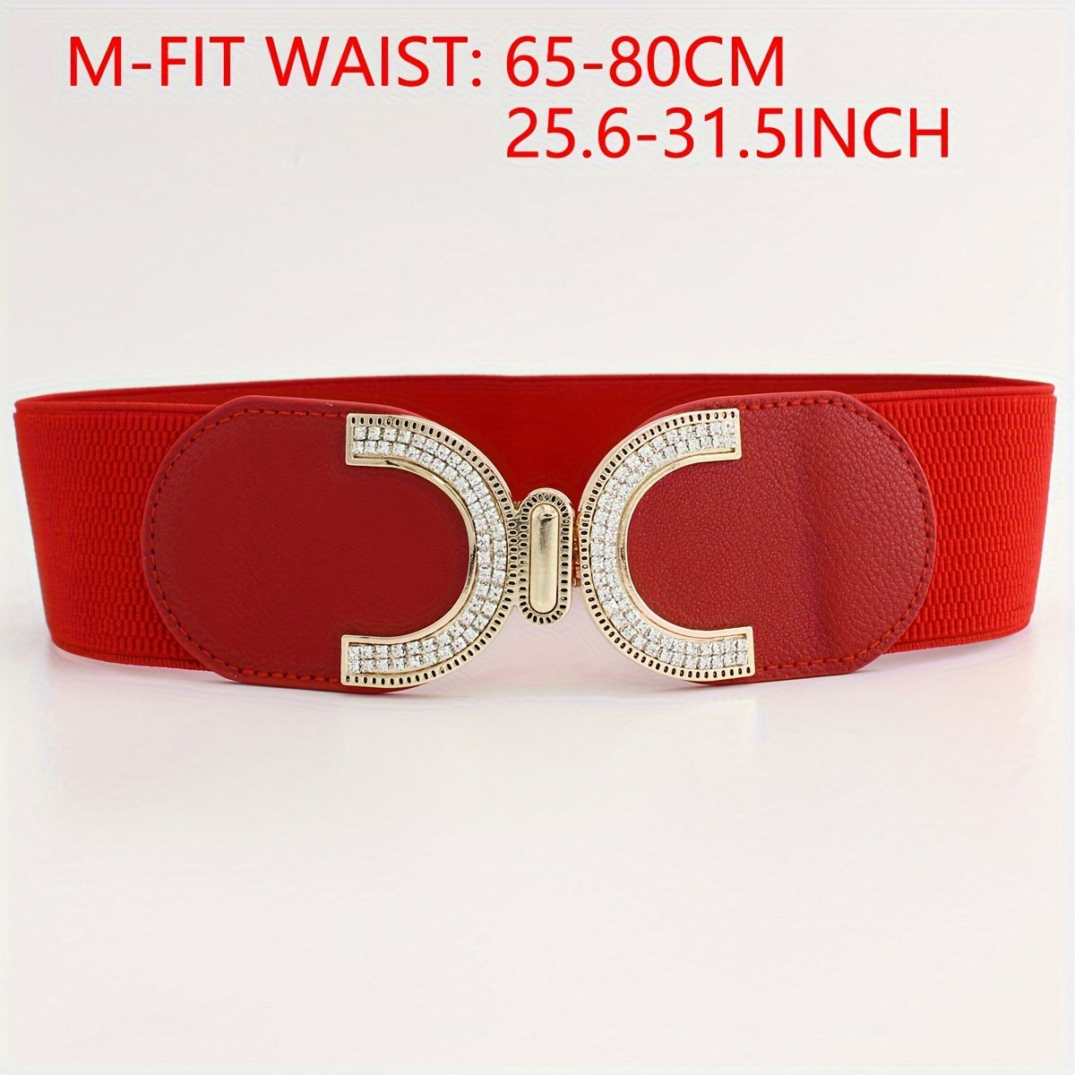 Women’s Rhinestone Buckle Corset Belt for Jeans Pants Dresses