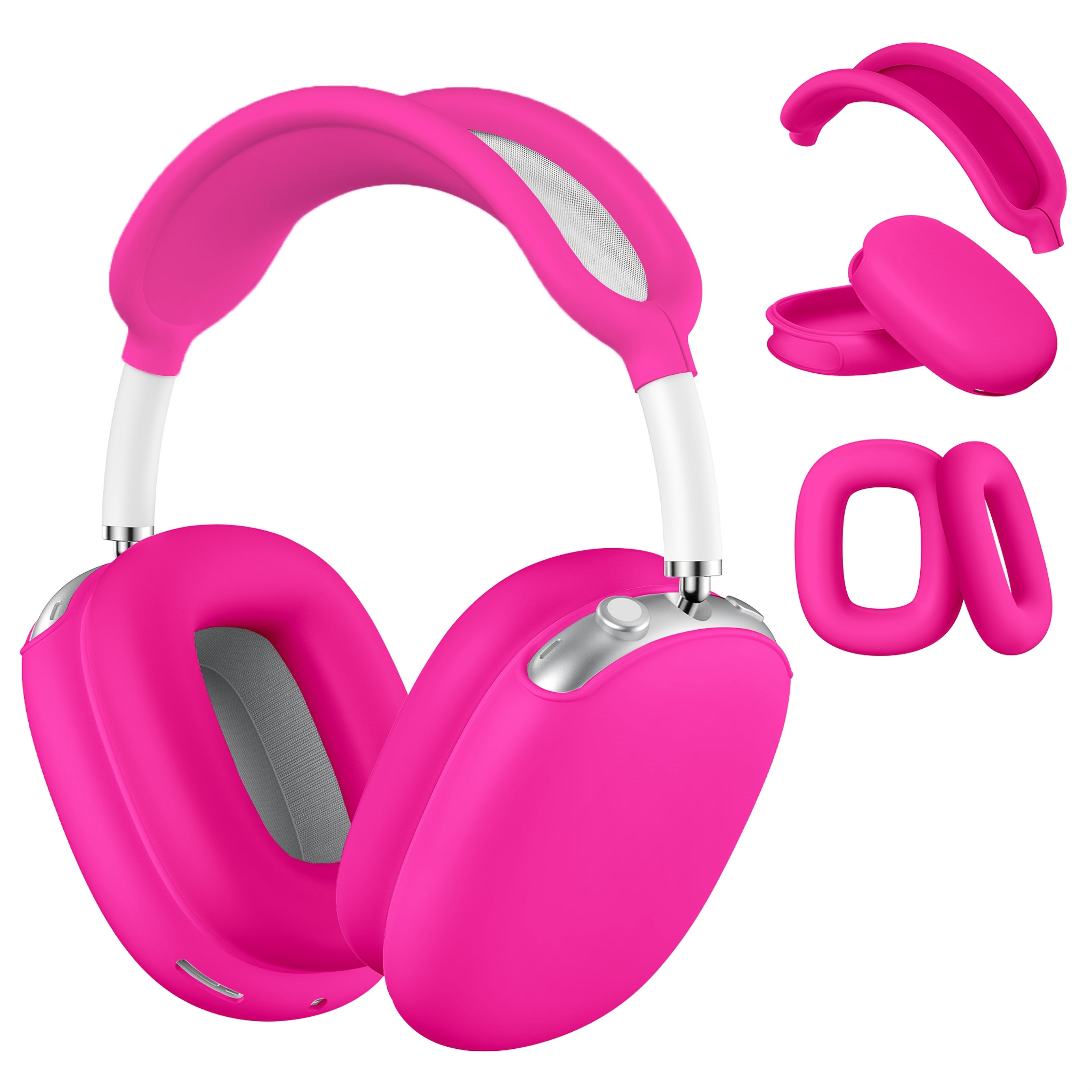 Fundas de silicona para auriculares AirPods Max antirayaduras, a prueba de polvo y golpes, en varios colores