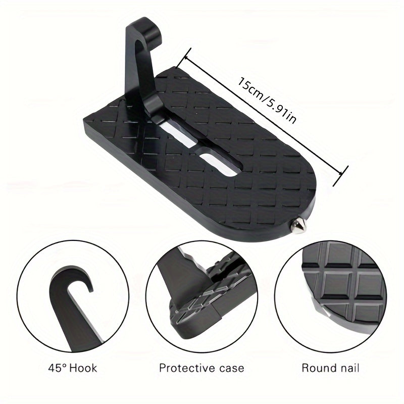 Universal Aluminum Folding Door Step for Roof Racks SUV Truck Sedan