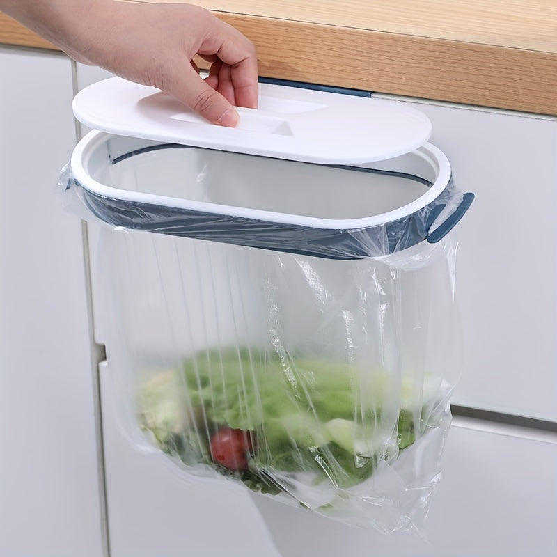 Plastic Bag Storage Rack Wall Mount Multi-Color Organizer with Lid