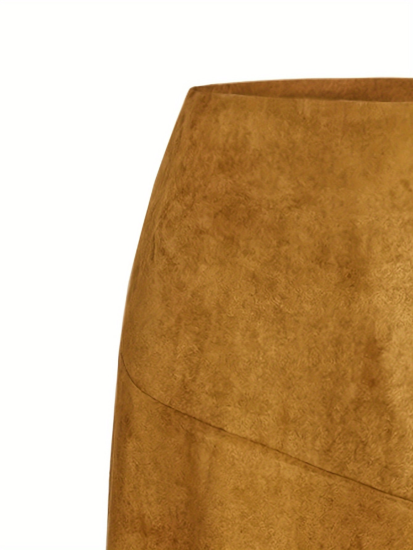 Plus Size Women's Irregular Tassel Skirt Casual Solid Bodycon Skirt for Spring Summer