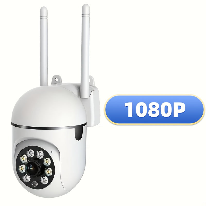 1080P HD Внутренняя WiFi Купольная Камера Безопасности с Двусторонним Аудио, Ночное Видение, Оповещения о Движении