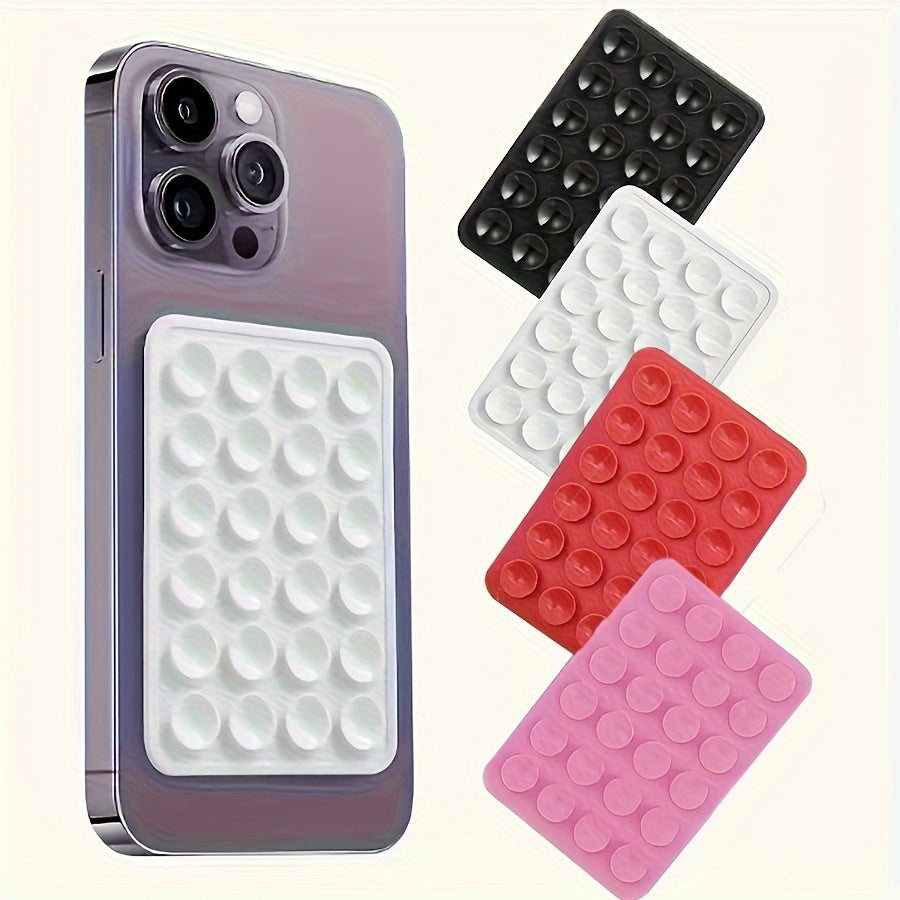 Set of 3 Silicone Suction Cup Phone Holders Non-Slip Hands-Free Portable Stands