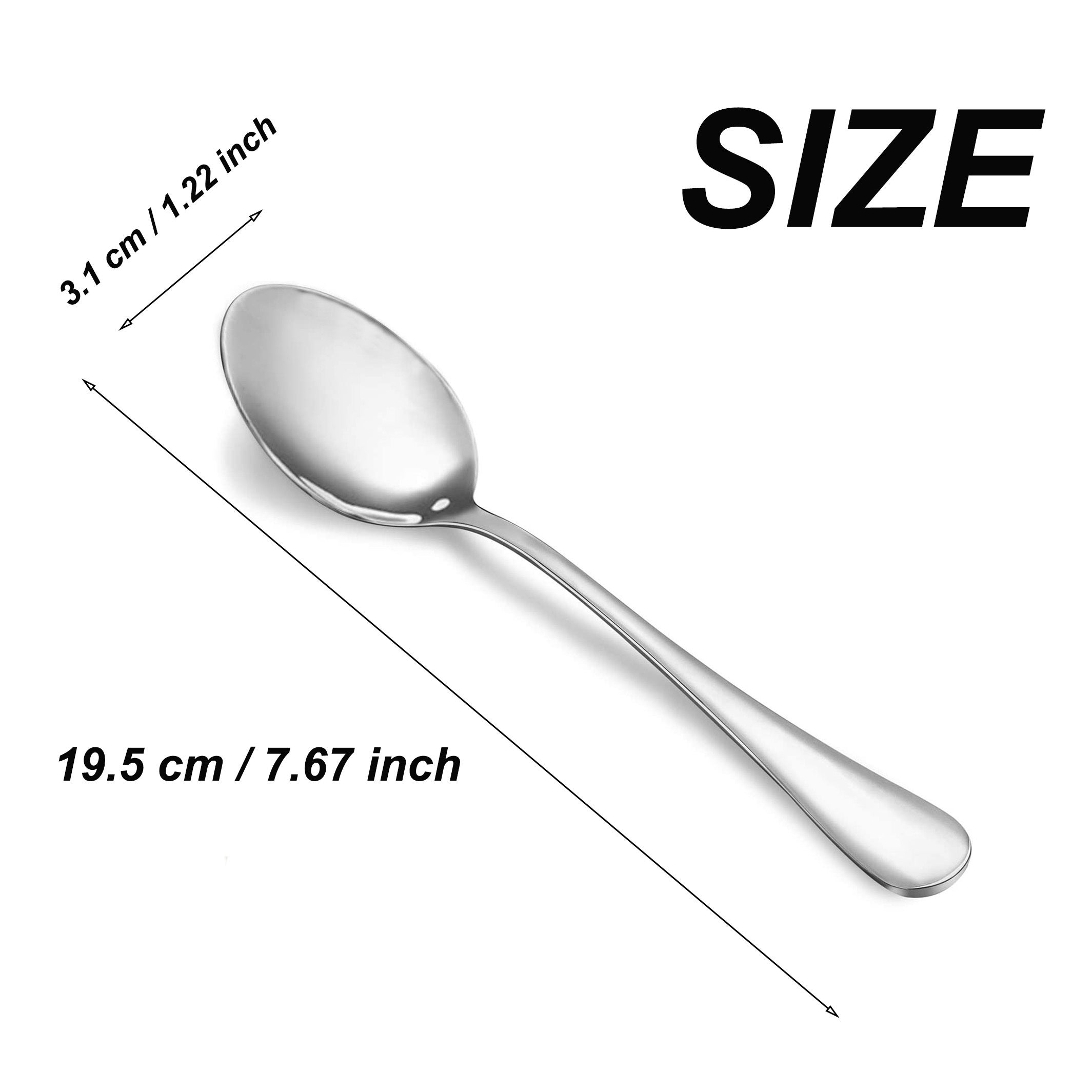 "Qizingiz yoki o'g'lingiz uchun samimiy xabar bilan o'yilgan zanglamas po'lat qoshiq - yaqinlaringiz uchun mukammal sovg'a, qahva yoki choy uchun mos, tug'ilgan kunlar, Rojdestvo, Halloween, Otalar kuni yoki shunchaki sabab bilan ideal."