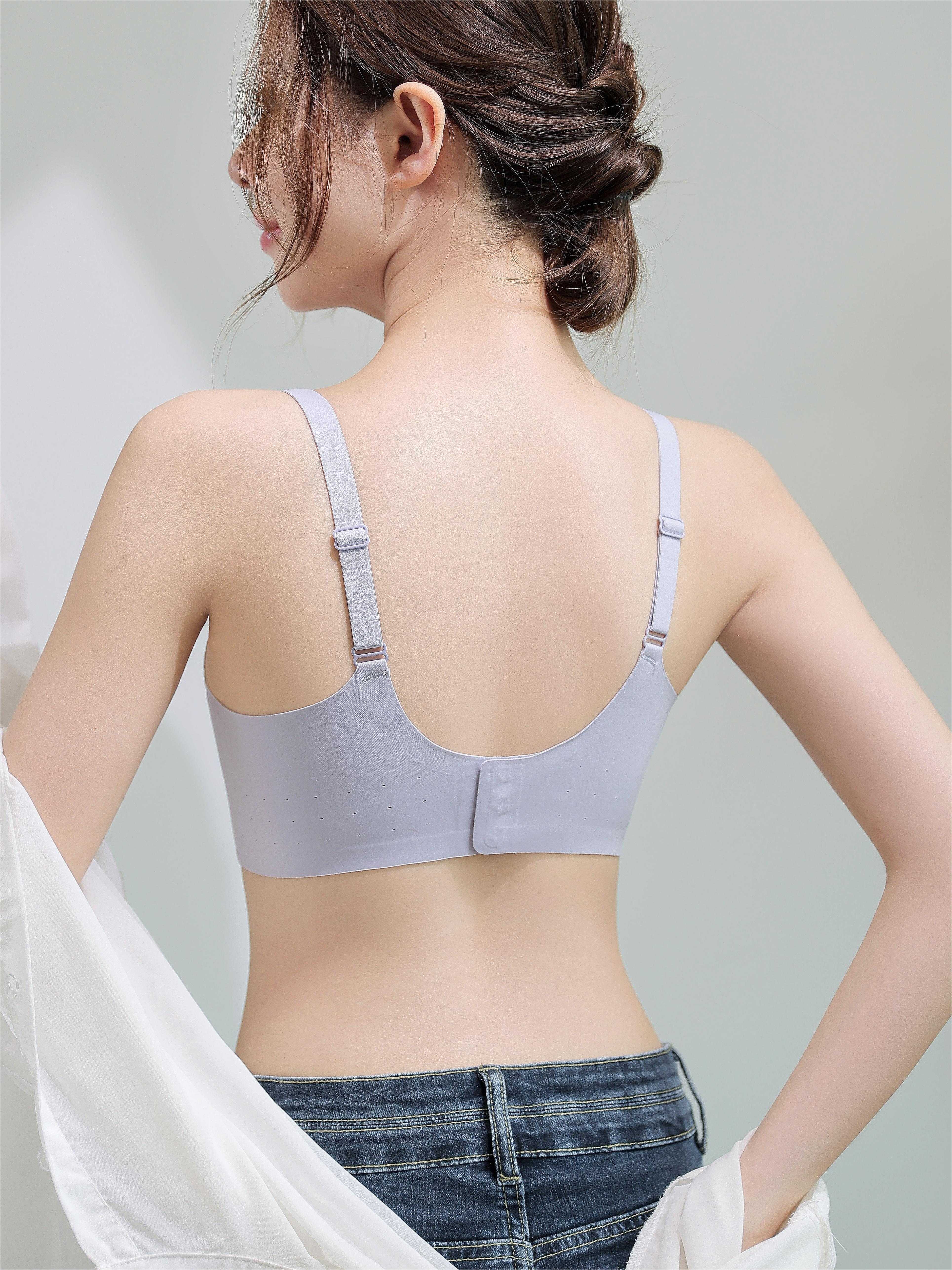 Wireless Push-Up Bra with Mesh Detail High Support Natural Look
