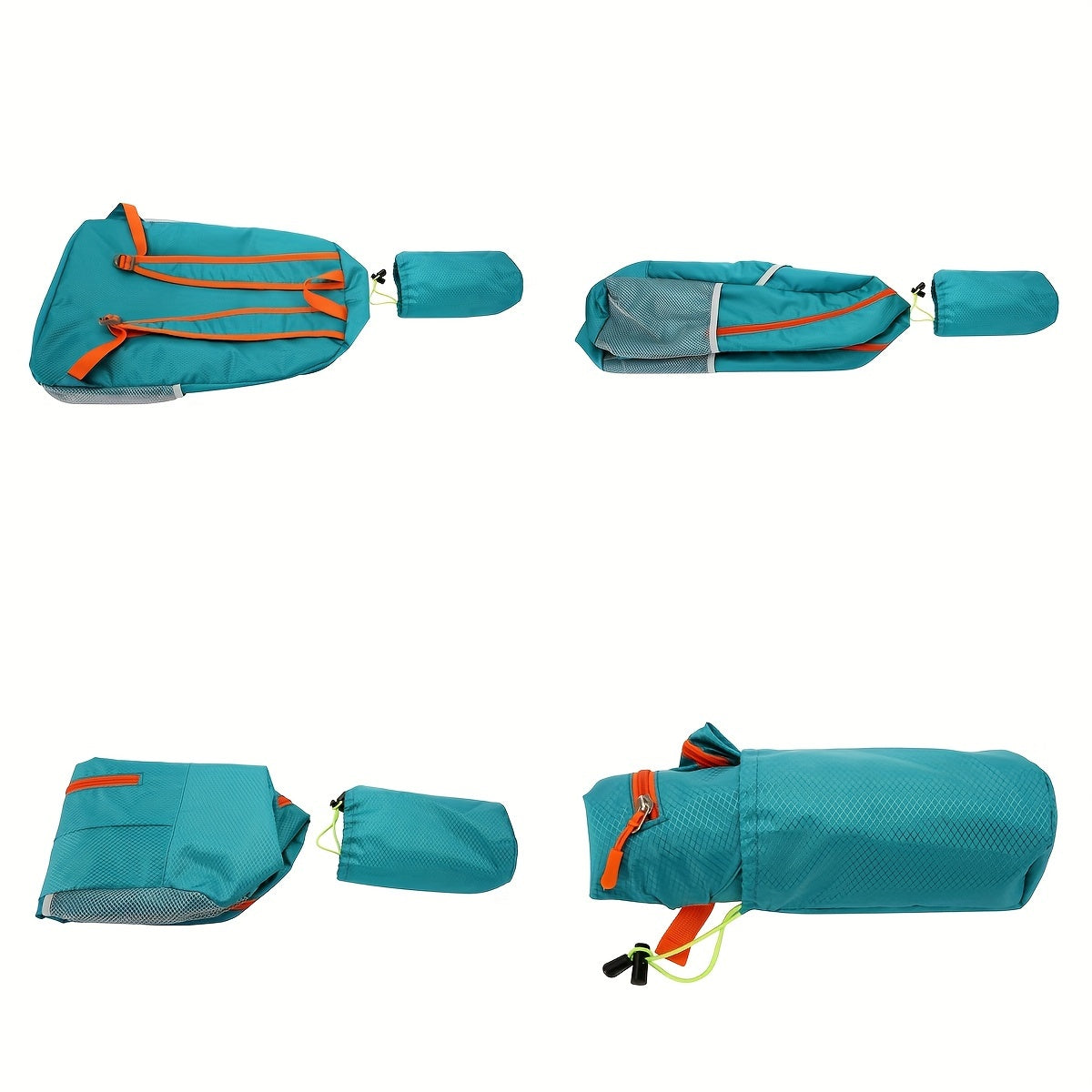 25L suv o'tkazmaydigan, bukadigan tashqi sayohat sumkasi, rangli kontrastli kundalik sumka