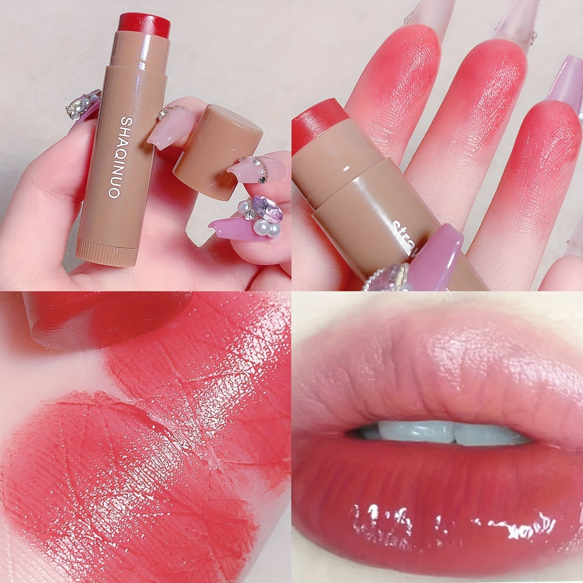 Women Moisturizing Color Lip Balm Anti-Chapped Winter Lipstick