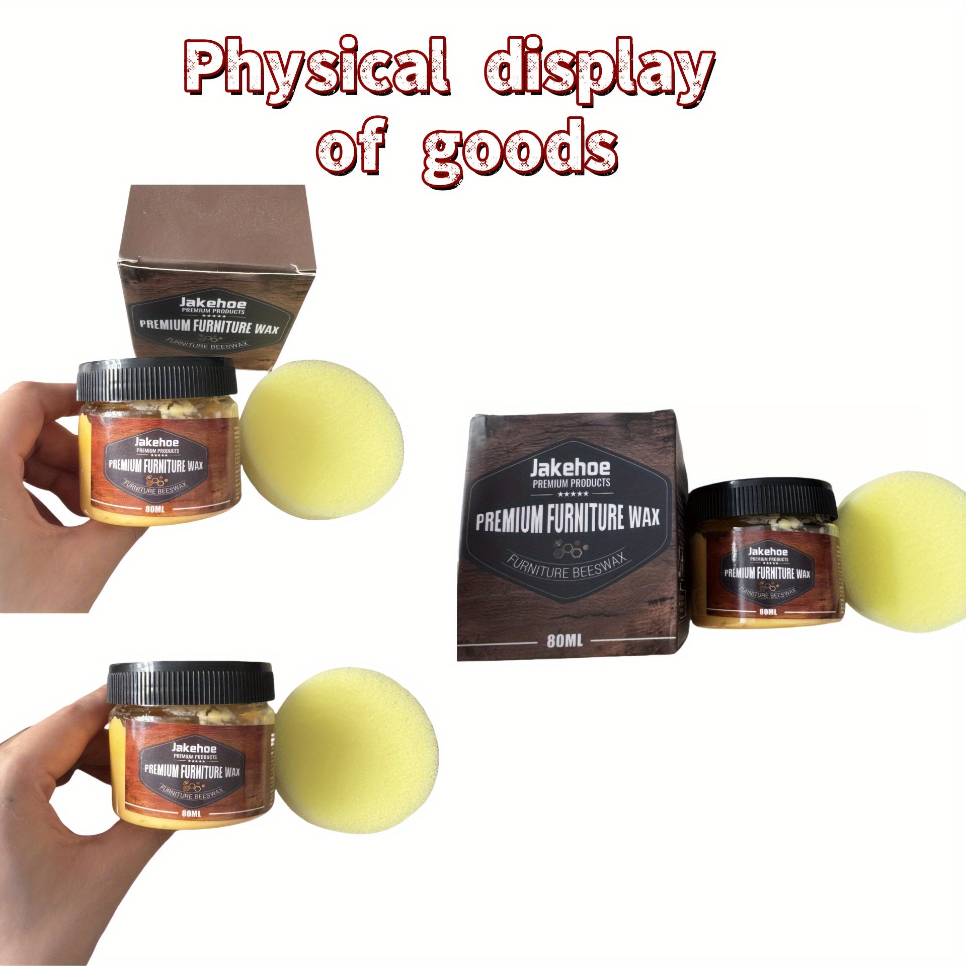 Wood Care Kit with Beeswax for Floors Cabinets Scratch Repair