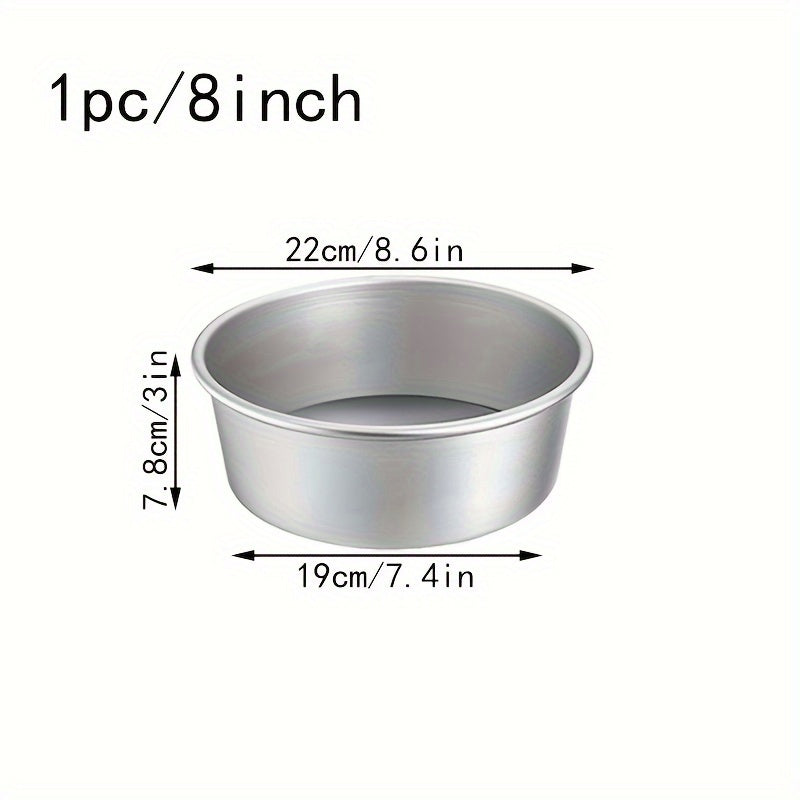 Removable Bottom Round Cake Pans Set 3 Sizes Non-Stick Aluminum Baking Molds