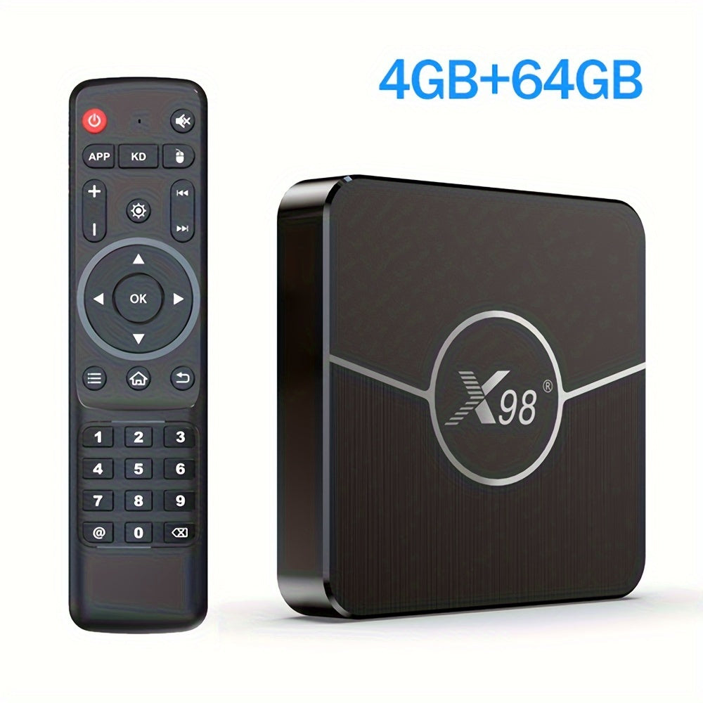 Smart TV Box Android 11 4K Support H.265 AV1 Dual WiFi Media Player