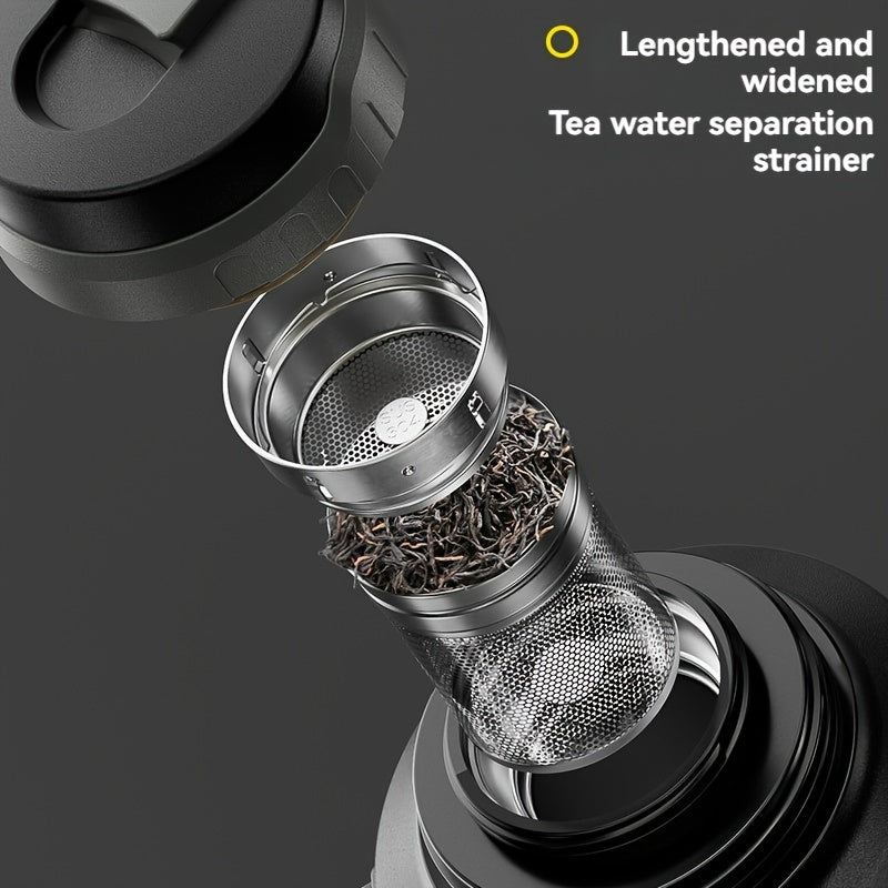 NRMEI izolyatsiyalangan zanglamas po'latdan yasalgan suv shishasi - 2000ML, Nilon tasma dizayni bilan, sayohat va ochiq havoda foydalanish uchun ideal, BPA-siz, bir marta bosish bilan ochiladigan, katta sig'imli, 14-fevral uchun mos.