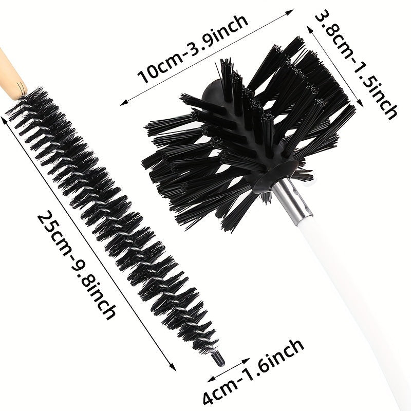 Cleaning Supplies Set with Dryer Vent Brush Dust Collector Extendable Synthetic Brush