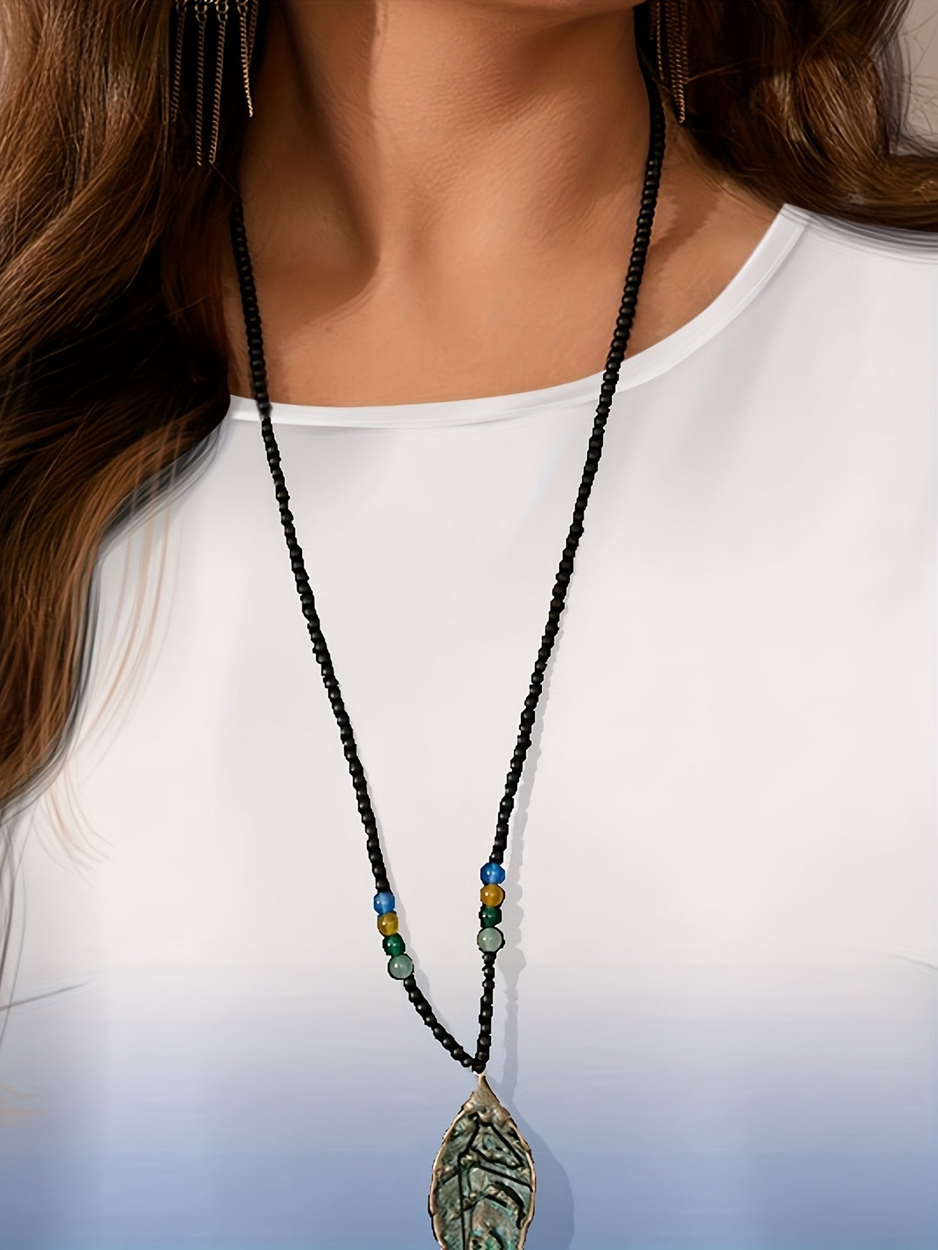 Plus Size Women's Gradient Shirt Polyester Mid-Length Casual Wear