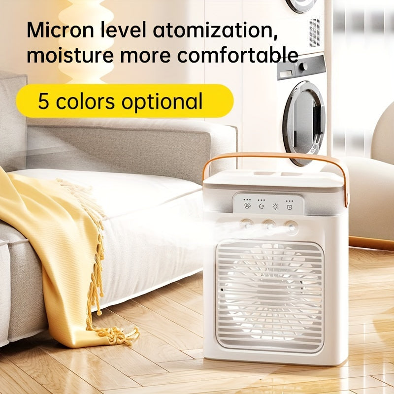 Portable Desktop Silent Fan with Adjustable Speed and 400ml Water Tank