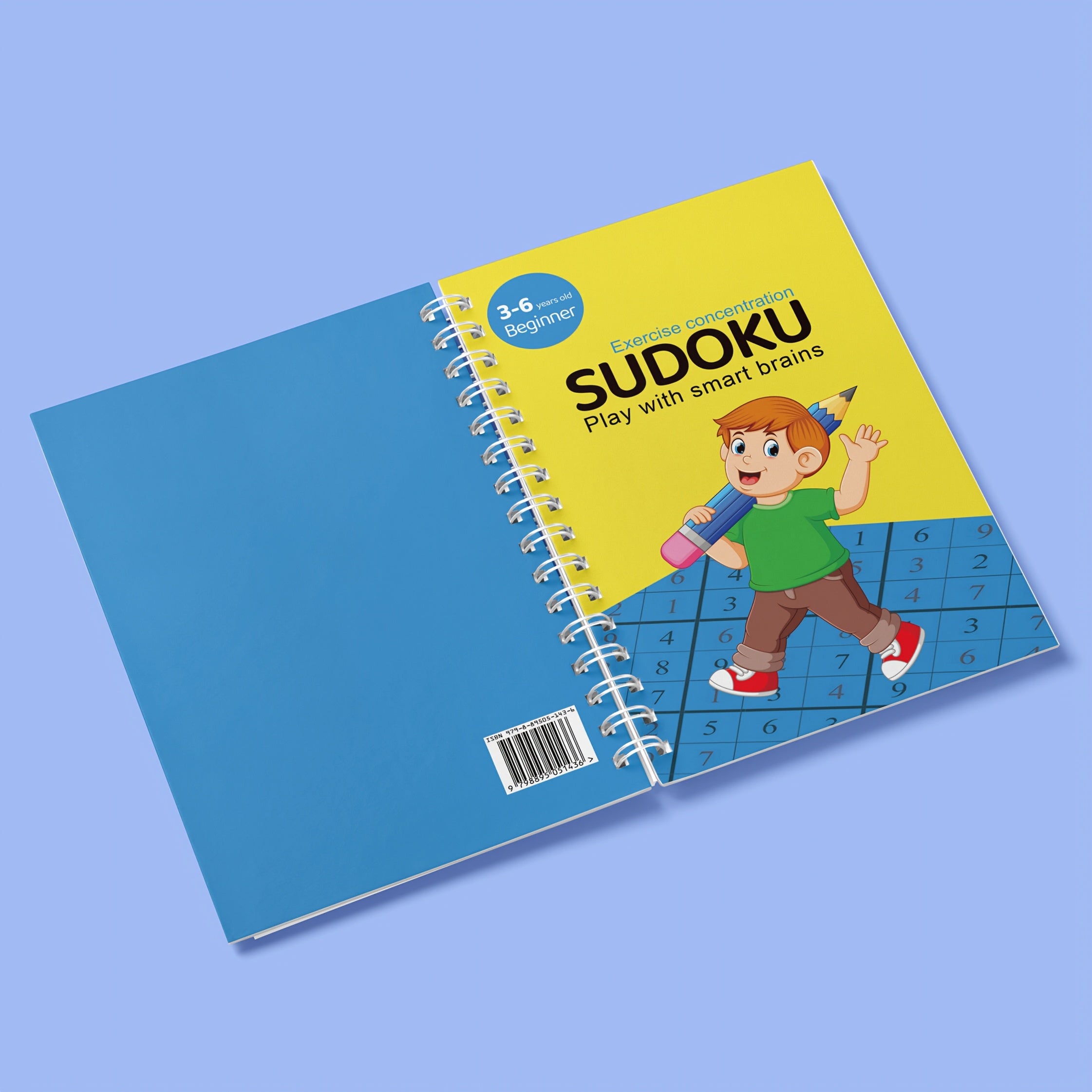 Themed Sudoku Puzzle Book for Kids Ages 3-6 Educational Brain Teasers