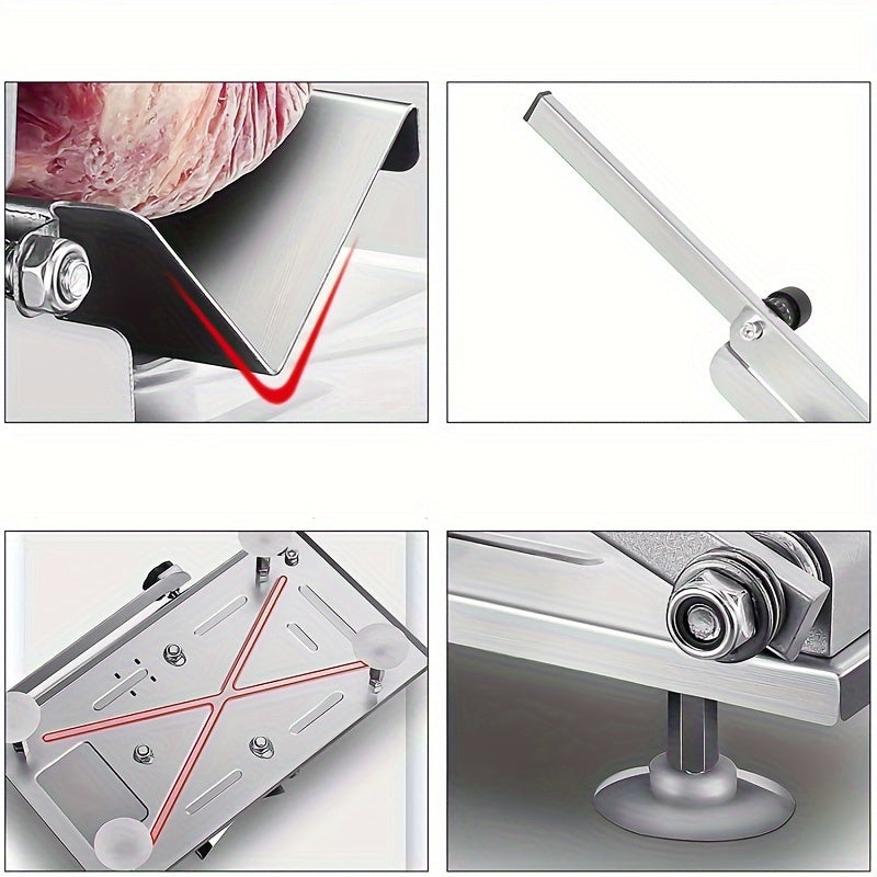 Adjustable Kitchen Slicer for Meat Fruits Vegetables with Accessories