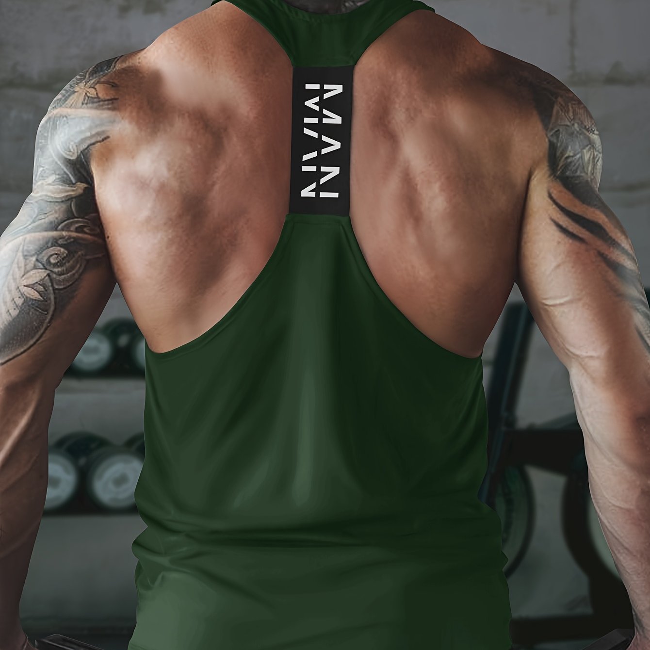 Men's Breathable Sleeveless Fitness Tank Top for Casual Training Summer