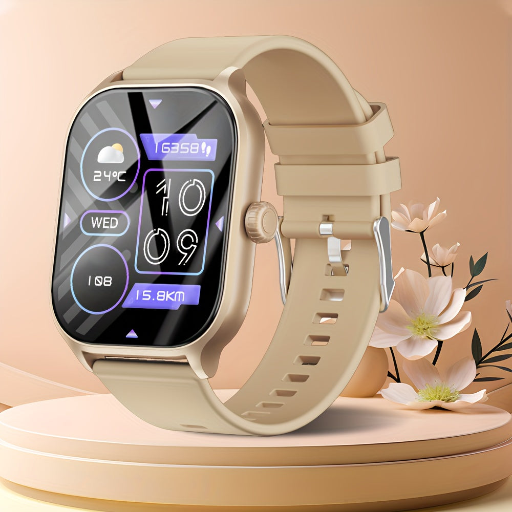 Smartwatch for Men and Women 5.11cm Touch Screen Fitness Tracker 100+ Sports Modes Wireless 5.3 Call and Text Alerts Compatible with Android and iPhone