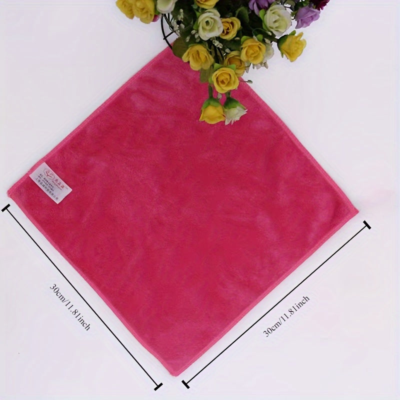 5-упаковка бордовых полотенец и тряпок, изготовленных из кожи-дружественного, безалкогольного ультратонкого волокна для всех типов кожи.