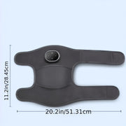 3-in-1 ergonomik massaj qiluvchi, tizzalar, yelka va tirsaklar uchun, sozlanadigan haroratlar va vibratsiya funksiyasi bilan