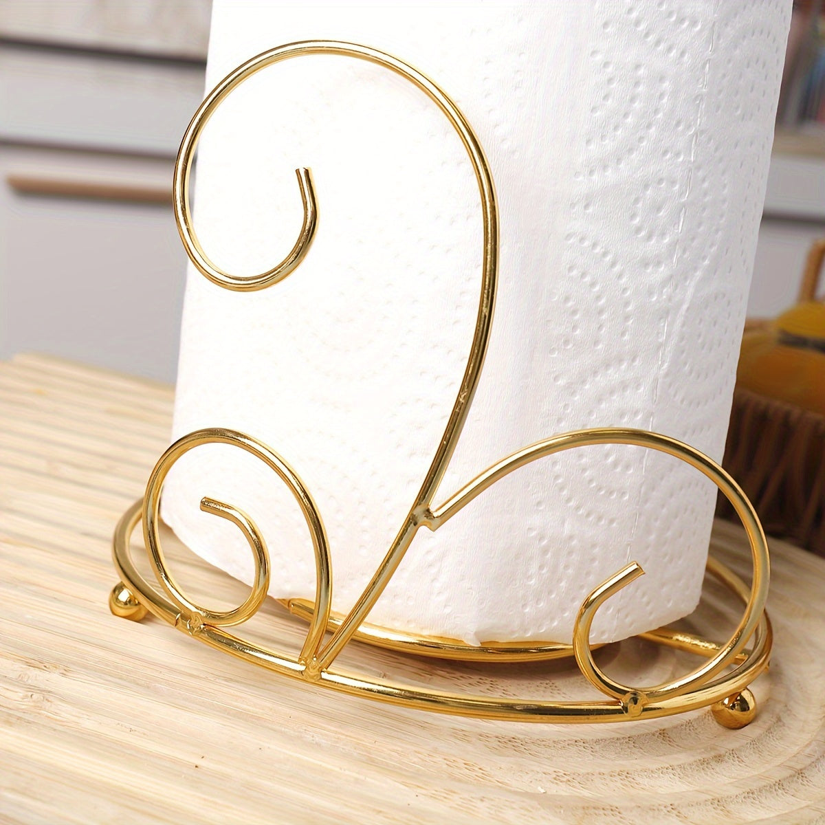 Золотой держатель для салфеток из нержавеющей стали для кухни и обеденного стола
