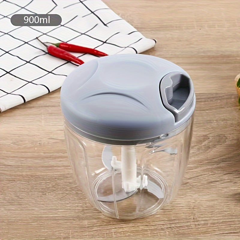 Manual Garlic Masher Vegetable Cutter Durable Plastic Kitchen Tool