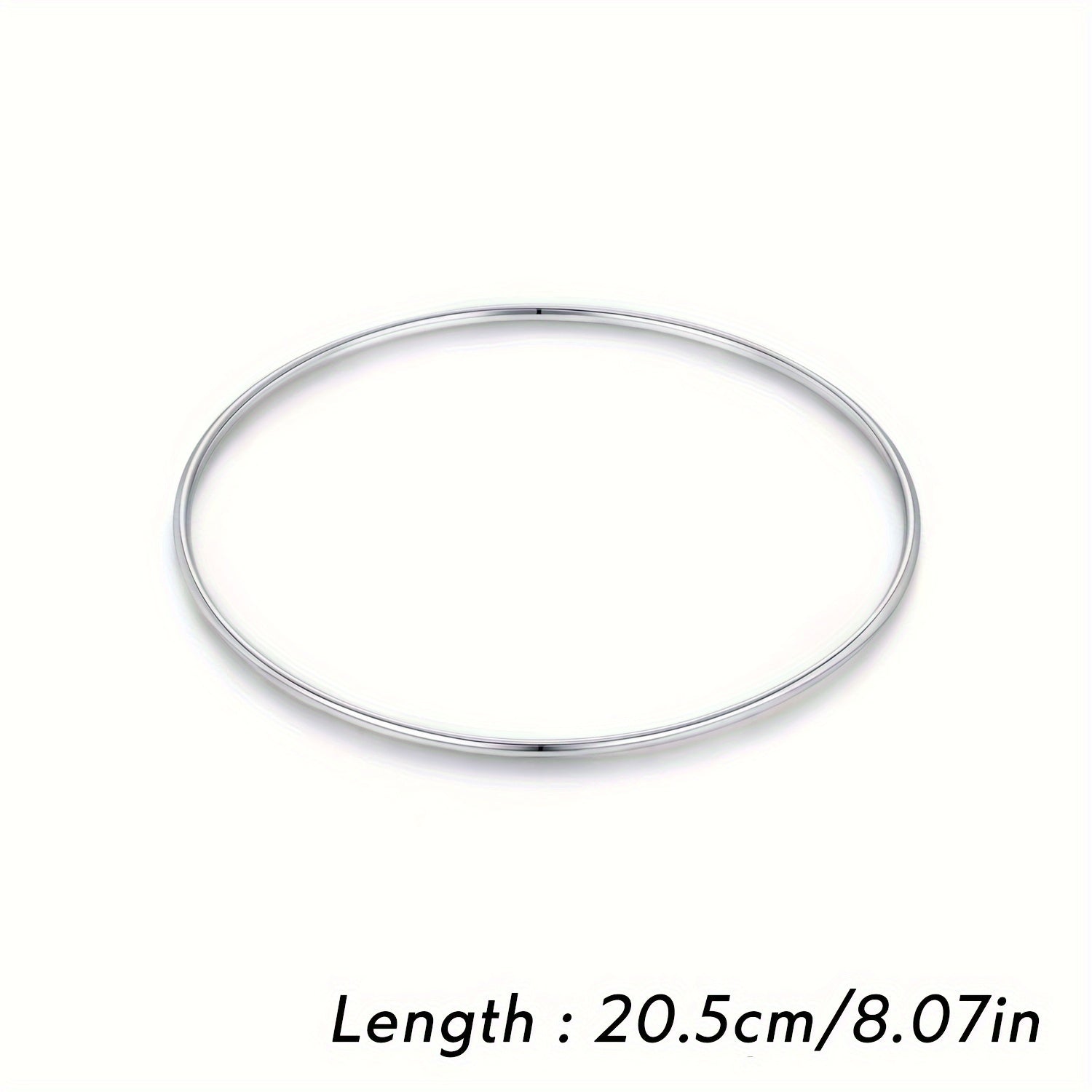 Pulsera de plata de ley, pulsera minimalista apilable, joyería para mujeres
