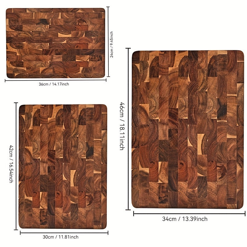Acacia Wooden Cutting Board 1 Piece for Chopping Slicing Serving Kitchen