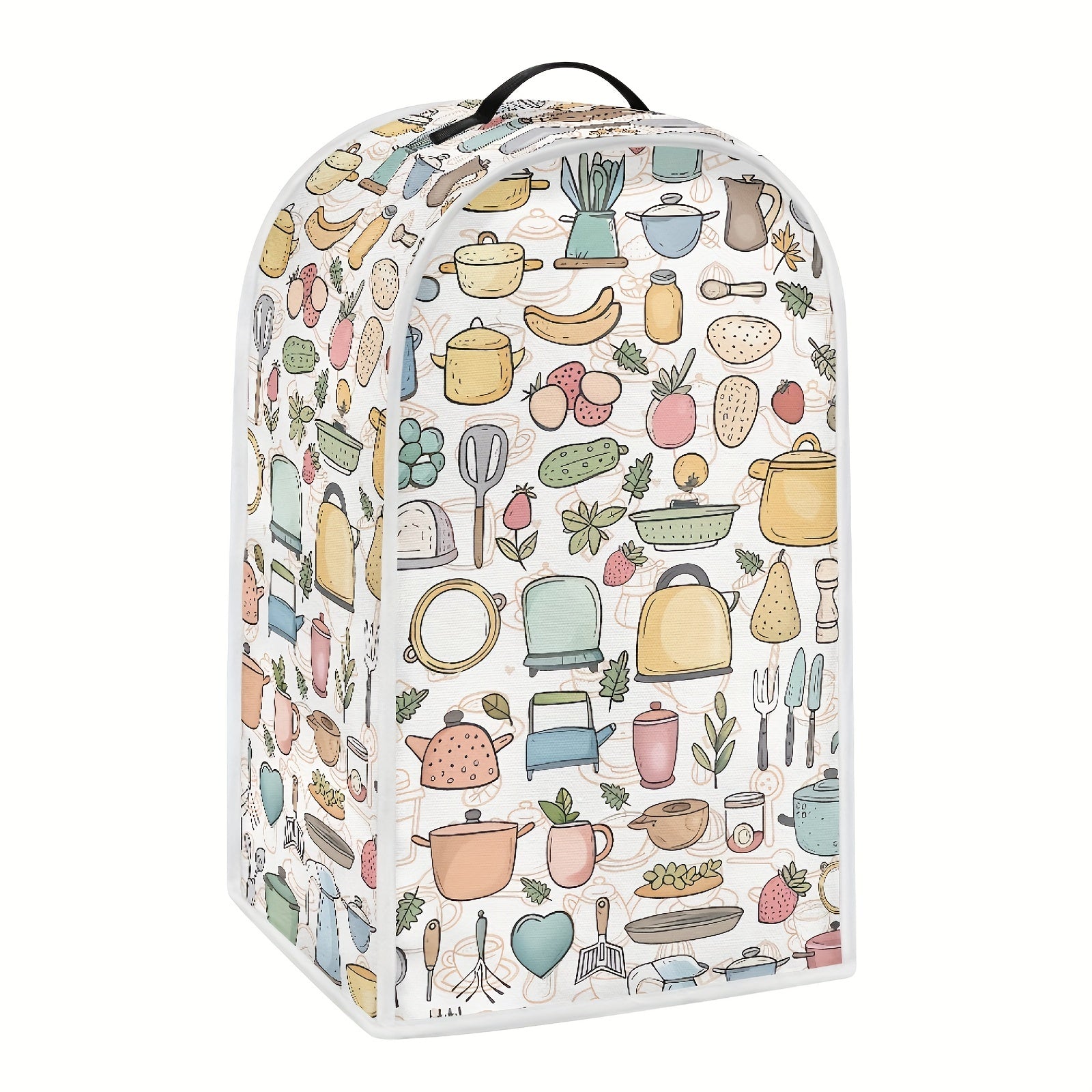 Cartoon Kitchen Appliance Cover for Blender Stand Mixer Coffee Maker Dust Resistant