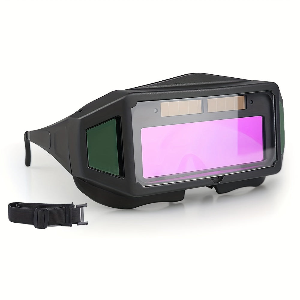 Automatic Darkening Welding Glasses Safety Goggles for TIG MIG MMA Lightweight Solar Powered