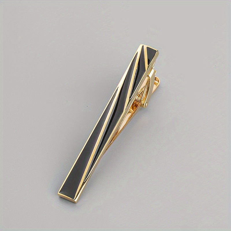 Men's Formal Business Wear Accessories Striped Tie Clip