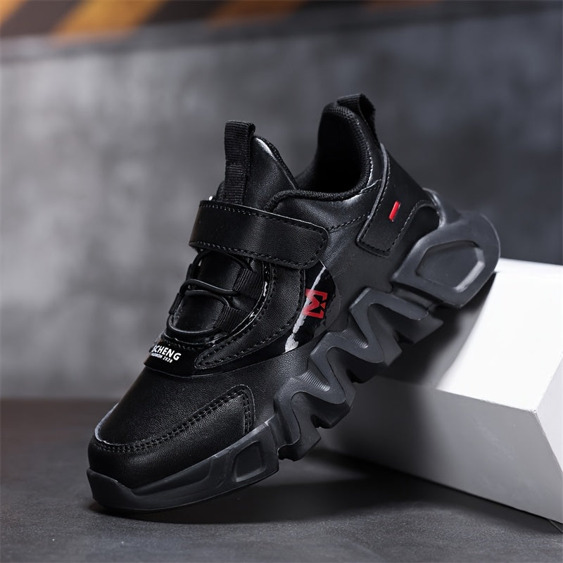 Kids White Breathable Canvas Sneakers for All Seasons with Easy Fastening