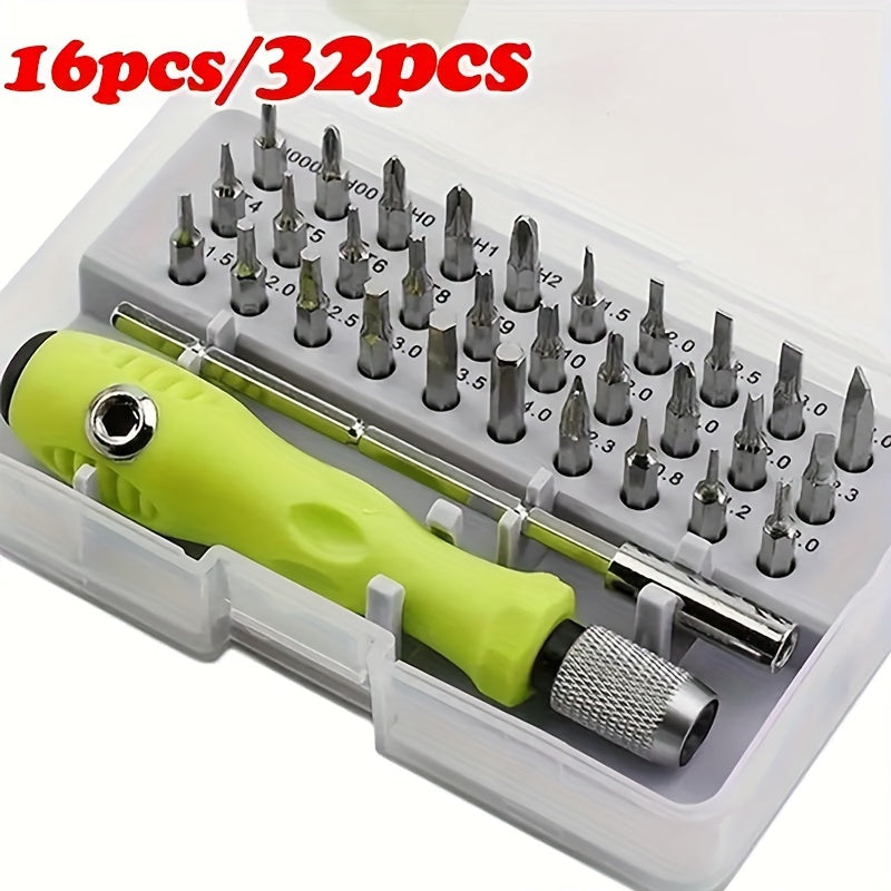 32-in-1 Electronic Repair Tool Set with Screwdriver and Pliers