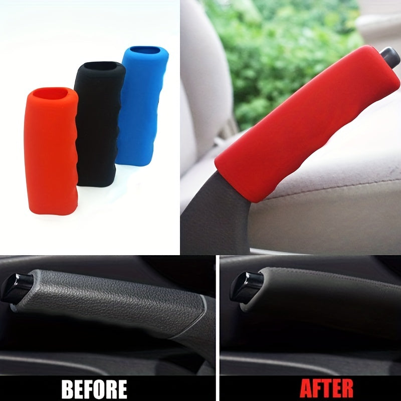 Universal Silicone Hand Brake Handle Cover Anti-slip Protective Case Multicolor