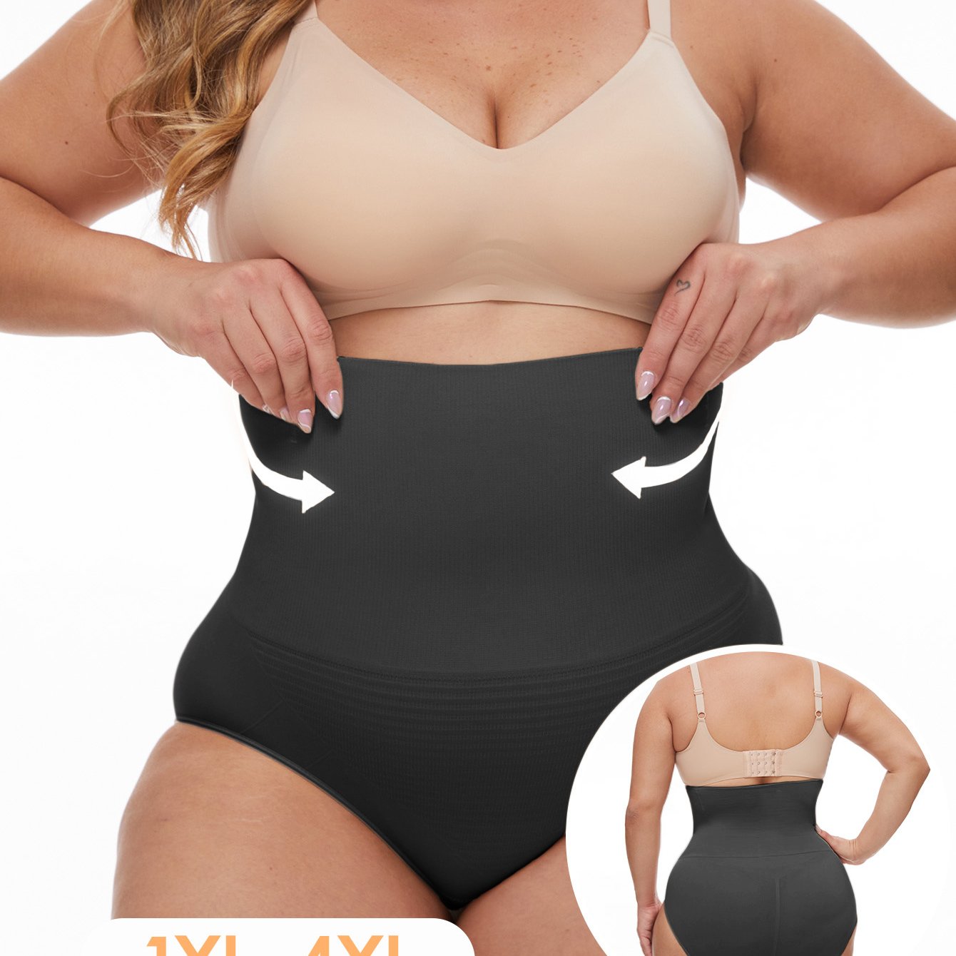 Women's Seamless High Waist Tummy Control Body Shaping Underwear