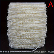 Plastic Beaded Chain for DIY Jewelry Making and Decoration 1 Roll