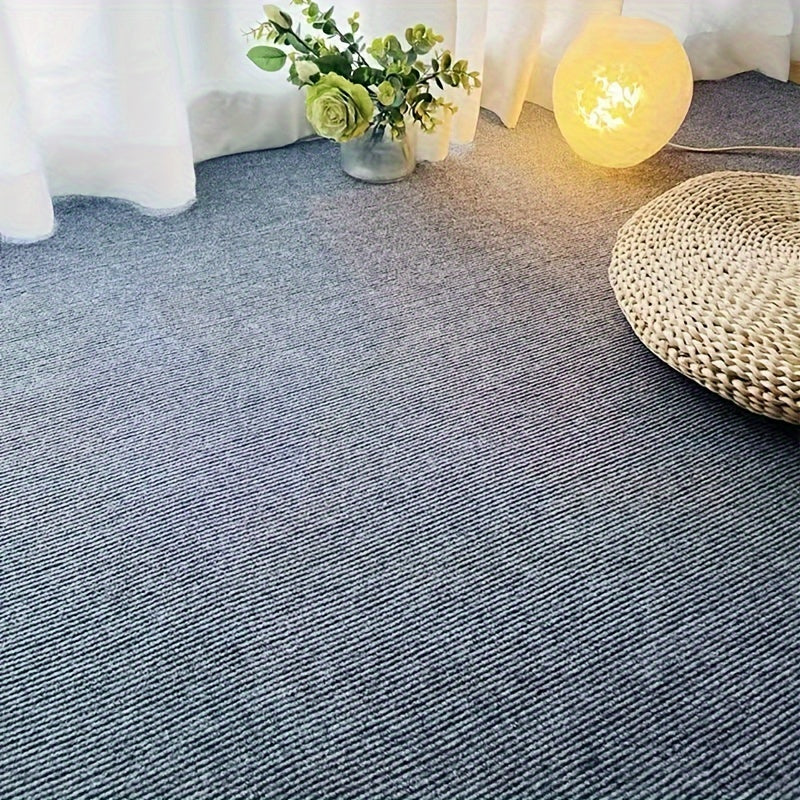 Personalized Striped Door Mat Water-Resistant Anti-Slip Entryway Rug Durable Polyester