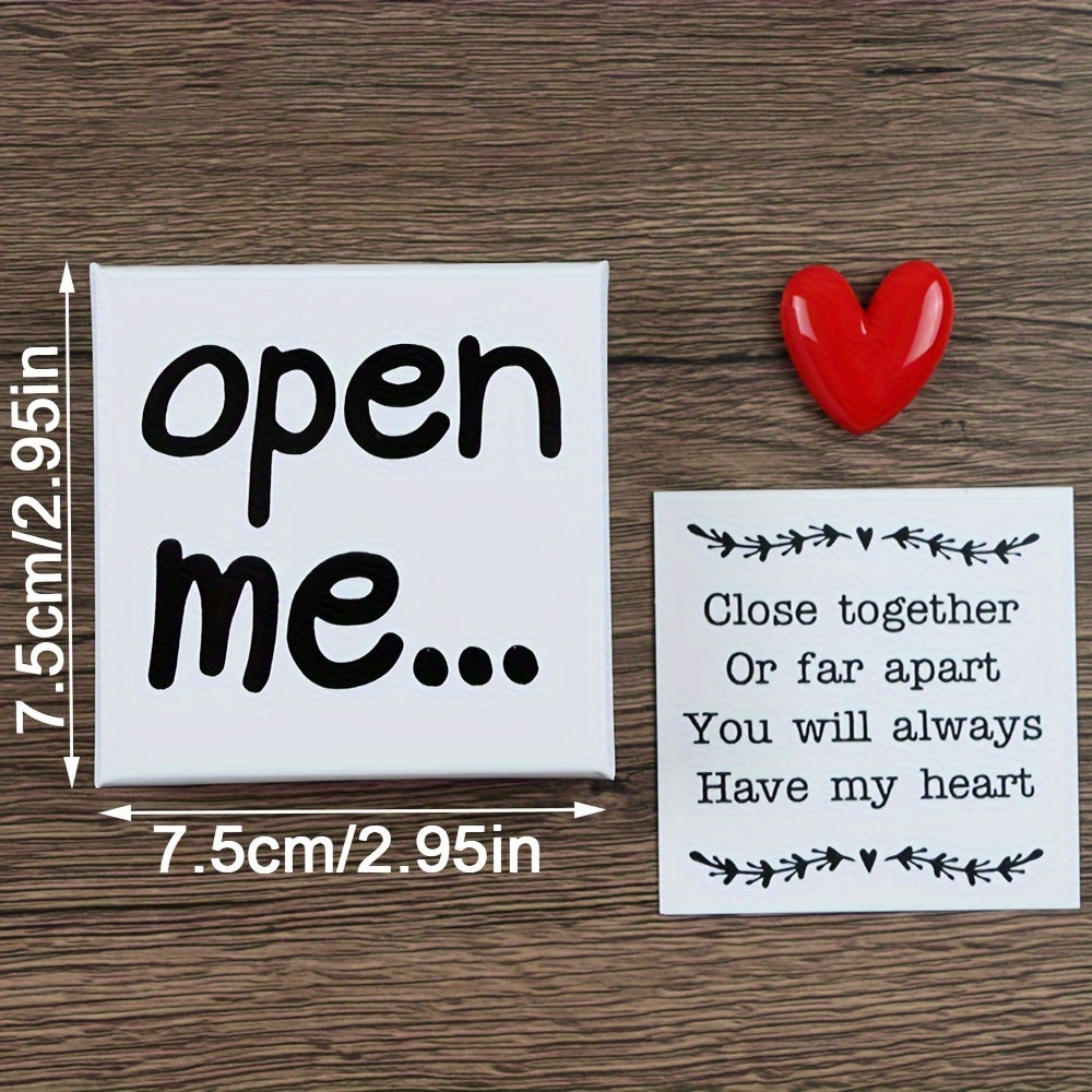 Uzun masofa juftliklari uchun yurak shaklidagi rezin memento, sevgiliga yoki qizga sovgʻa